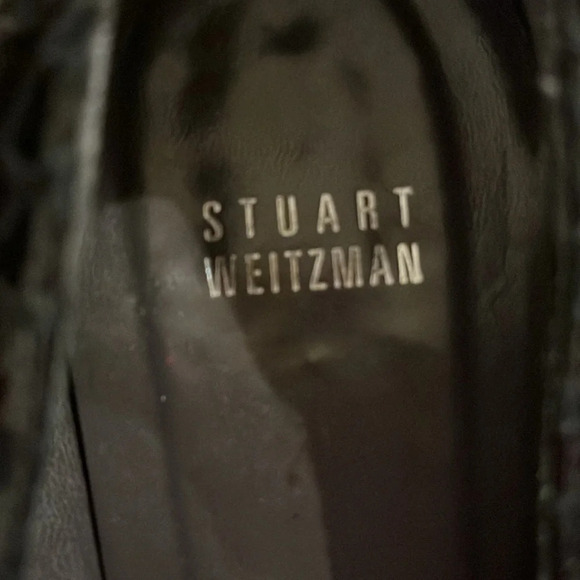 Stuart Weitzman Faux Snakeskin Ballet Flats - Picture 3 of 6
